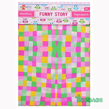 Набор д/дет.тв. бумага д/декупажа 952503 "Funny" 2 листа 40*60см