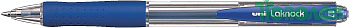 Ручка UNI SN-100.(07) Laknock 0.7мм синяя