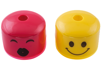 Точилка СМАЙЛИК ZB.5533 с конт.  1 отв., 12 шт. KIDS Line