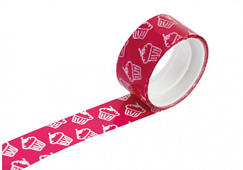 Скотч декор.18мм*5 м MX62116 "Пирожные"