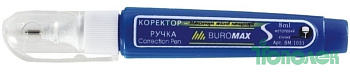 Коррект-ручка Buromax 1031 8мл мет.