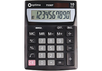 Калькул. Optima О75507 наст.