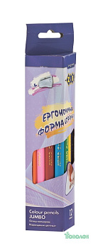 Карандаши 12цв ZB.2407 трехгран."Jumbo Comfort"
