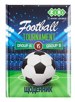 Дневник шк. ZB.13800 FOOTBALL В5 48арк тверд. обл. «Сэндвич» KIDS Line