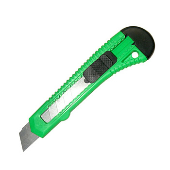 Ніж канцелярський зі змінним лезом 18мм, асортi, арт. KL0802, KLERK