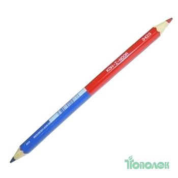 Карандаш  цв.KiN 3423 синий+красн