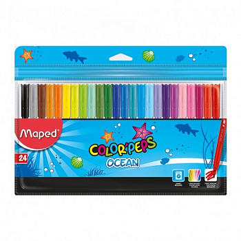 Фломастеры 24 цв.MP.845722 COLOR PEPS Ocean