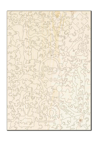 Деревянный пазл ART Dali