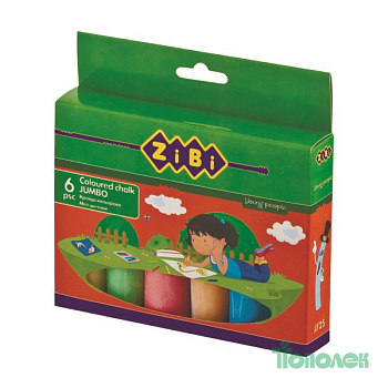 Мелки  6цв. ZB.6710 JUMBO