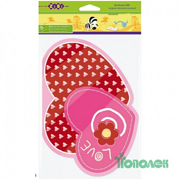 Альбом д/наклеек "Heart"ZB.63992-D