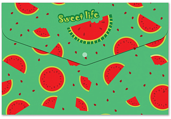 Папка с кноп. А5  CF32013-07	"Girl", 180 мкм	