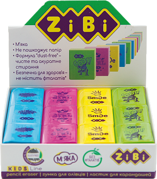 Ластик КНИЖКА ZB.5454 30х25х8mm, по 36 шт.