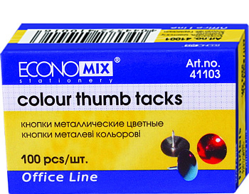 Кнопка цветная  100шт. Е41103