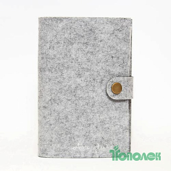 Блокнот Aventura AVN-04-LG св.-серый на кольцах