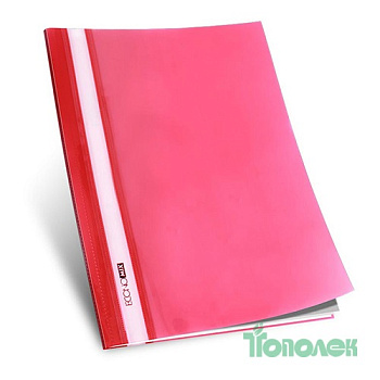 Скоросшиватель пл. А4 Е31509-09 мат. розов.
