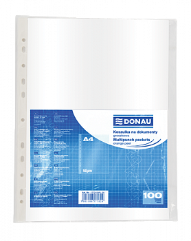 Файл А4 прозр. DONAU 50мк 1772100Pl-00B