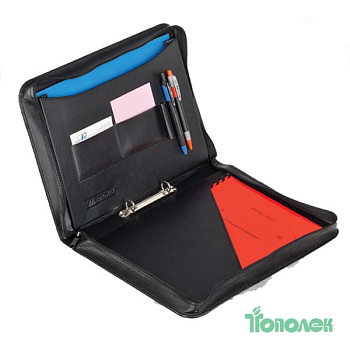 Папка  BM.1621-01 кожзам черн.