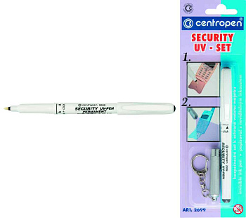 Ручка Centropen 2699 SECURITY с фонариком