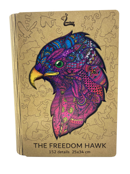 Фигурный пазл из дерева The Freedom Howk