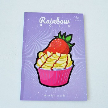 Блокнот 901210 TM Profiplan Artbook Rainbow " Cake", violet, A5
