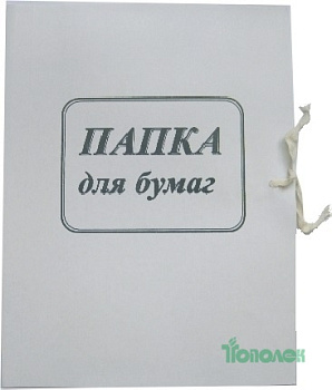 Папка_ д/бумаг с завязк.