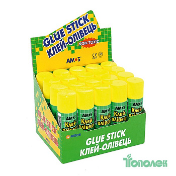 Клей-карандаш Amos 15г/260067