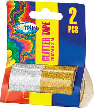 Скотч декор.н-р 80289 Centrum Glitter 2шт. 30мм*3м в блист.