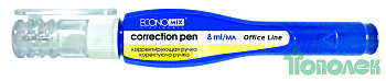 Коррект-ручка Е41314 8мл мет.