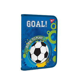 Папка д/тетрадей 491578 пласт. на молнии В5 "Born To Play"