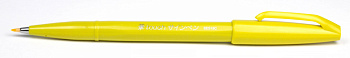Маркер-кисть SES15C-G Brush Sign pen" Pentel Желтый