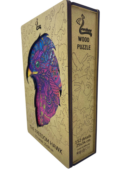 Фигурный пазл из дерева The Freedom Howk