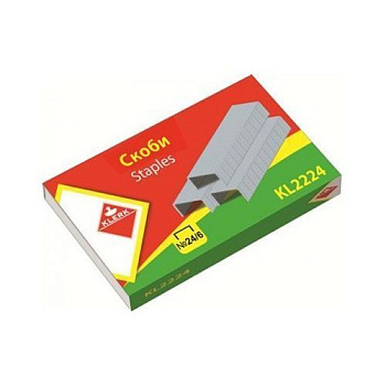 Скоби №24/6, 1000 шт, арт. KL2224, KLERK