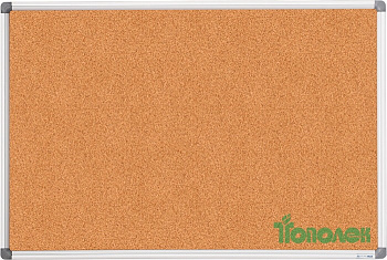 Доска пробк/ал.р. 60*90см ВМ0017