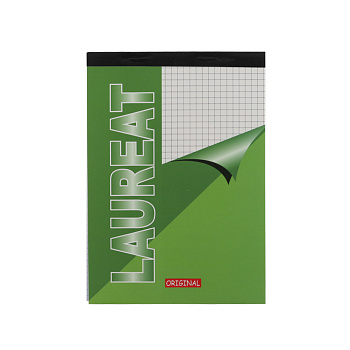 Блокнот А5, 50арк. скоба зверху; клітинка, картон. обл., асорті; арт. B-4456; VGR