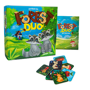 Игра настольная 30867 (укр) "Forest Duo"19,5-19,5-4,5 см