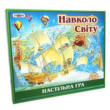 Игра 724 (укр) Стратег "Вокруг света" 33-28-5см