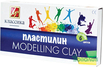 Пластилин  6цв. Луч Классика