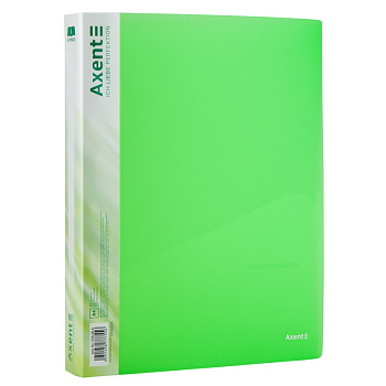 Папка_нак.2к. 1207-26-A 25мм, прозрачная зеленая