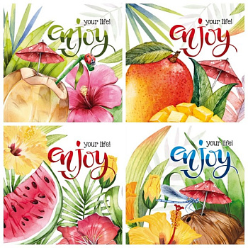 Скетчбук 19353-19356 70г, интегр 100х100 мм, 64 л., ч. л., мат.лам.Soft-touch диз.