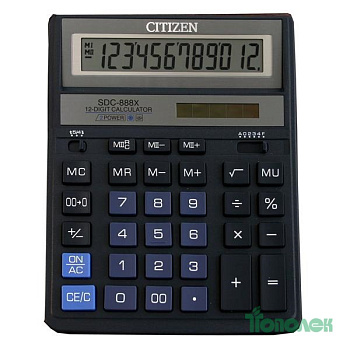 Калькул. "Cit  888 XBL" синий
