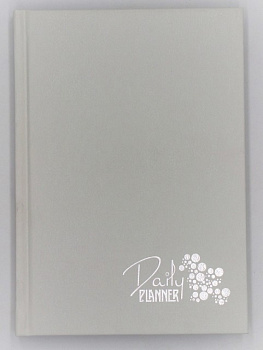 Ежедневник недат.А 25160000 70г, ИЗКОЖ, А, А5(138*197мм), 320стор.белый