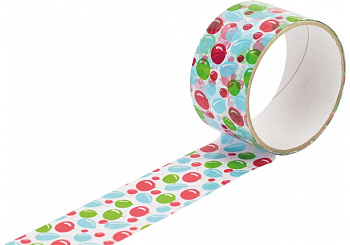 Скотч декор.48мм*5 м MX62103 "Шары"