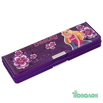 Пенал CF85333 "Beauty" 2отд.пласт.на магн.