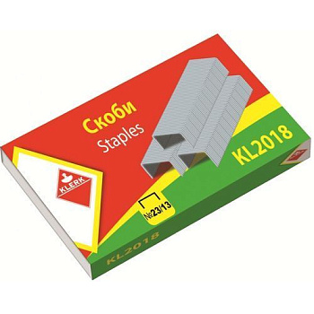 Скоби №23/13, (1000шт у пач.), арт. KL2018, KLERK