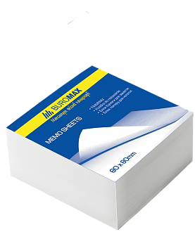 Бум. д/зам. 80х 80х 20мм бел.куб ВМ2206 скл