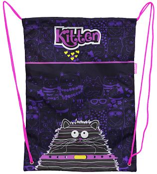 Сумка для обуви PL 2042С "Kitten" 46 * 33см 210D CLASS
