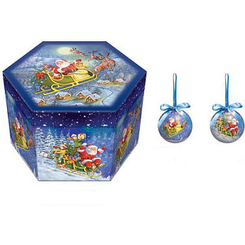 яяя Ел. Шар НГ в наб. НК1017  Angel Gifts цветн.